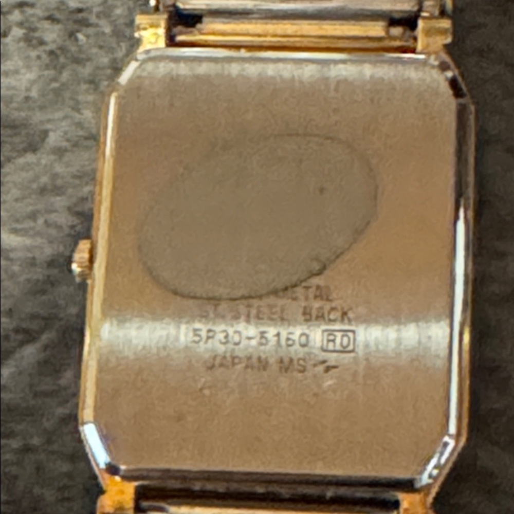 Seiko Men's Vintage Gold Tone Quartz Watch 5P30-5160 RO - Picture 4 of 7